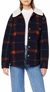 Superdry 极度干燥 Lamber 女士羊毛混纺格纹夹克 到手约652.5元