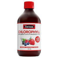 Swisse 排毒养颜液体叶绿素（蓝莓味）500ml
