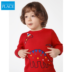北美童装TOP品牌，The Children's Place 2019新款中小童加厚保暖毛衣针织衫 3色69元包邮（需领券）