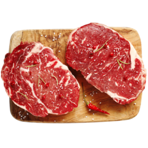 澳洲进口顶诺上脑眼肉牛排套餐10片1000g