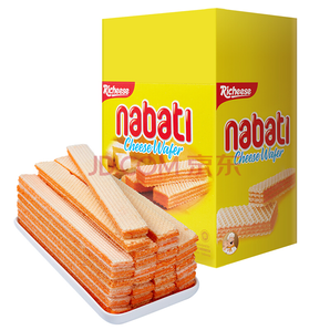  印尼进口 Nabati 丽芝士（Richeese） 威化饼干 460g/盒 奶酪味18.8元
