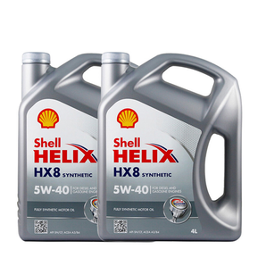 Shell壳牌 欧洲进口 喜力Helix HX8 5W-40 A3/B4 SN级 4L 2瓶装 228元含税包邮（需付10元定金）