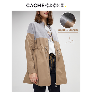 28日0点： Cache Cache 9792005104 女士风衣外套 70元包邮