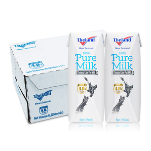 限地区： Theland 纽仕兰 低脂4.0g蛋白质纯牛奶 250ml*24盒