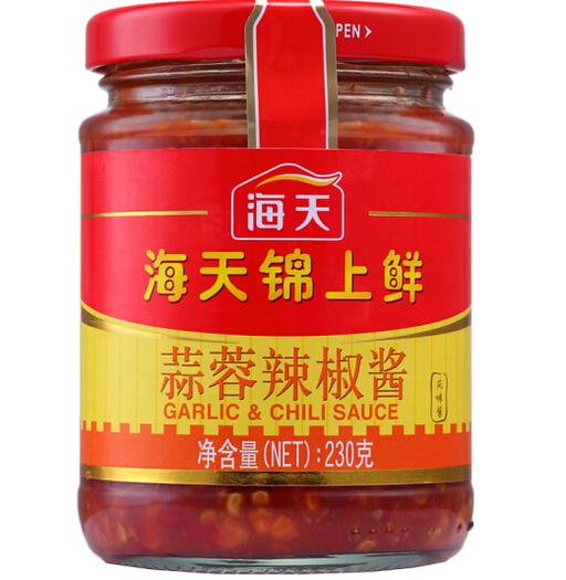 海天锦上鲜蒜蓉辣椒酱230g