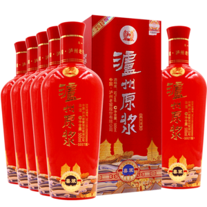 泸州老窖泸州原浆酒喜装2017版52度500ml6瓶整箱装