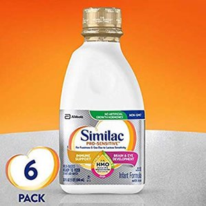 Similac Pro-Sensitive 婴儿液体奶 32盎司*6