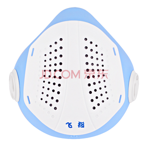 飞指(FZair) 电动口罩701P 防雾霾防粉尘防PM2.5颗粒 户外运动骑行口罩 蓝色中号