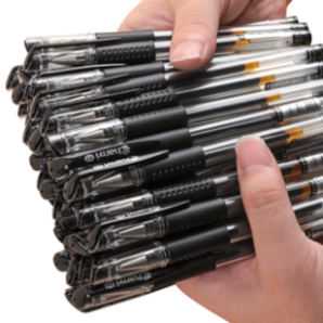 chanyi 创易 黑色中性笔 0.5mm 50支装 12.8元包邮（需用券）