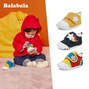 巴拉巴拉 1-3岁婴儿鞋子软底
