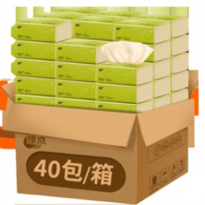 【缘点】本色抽纸卫生纸40包