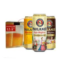 某东PLUS会员： PAULANER 保拉纳 啤酒混合装礼盒 500ml*12罐