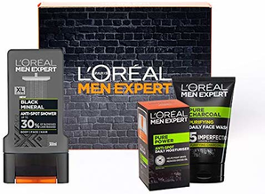 L'Oréal 欧莱雅 Men Expert 男士控油保湿系列礼品套装（沐浴露300ml+保湿霜50ml+洁面膏100mL）