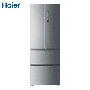 海尔(Haier)冰箱BCD-343WDPM 海尔（Haier）BCD-343WDPM343升风冷无霜法式四门 T.ABT杀菌、三档变温双直拉抽屉、节能静音多门电冰箱