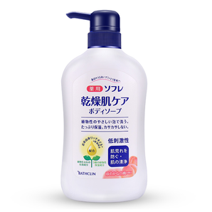 Bathclin 巴斯克林 舒芙蕾草本滋养沐浴露 白桃香 550ml 