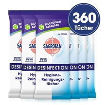 Sagrotan 高效去除细菌消毒家用清洁百洁布 60片 *6包