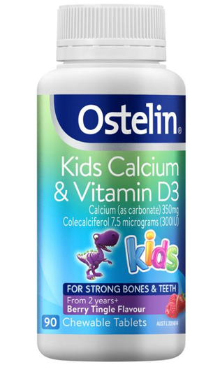 Ostelin 儿童钙&维生素 D3咀嚼片 90粒