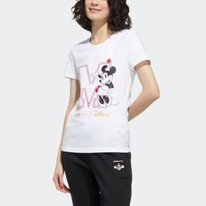 21日0点： adidas 阿迪达斯 neo Disney GE7778 米老鼠联名款 女款短袖T恤 