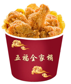 夏星炸鸡全家桶5袋共2.1kg_没得比