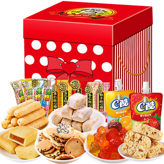 徐福记糖果糕点年货礼盒2020g