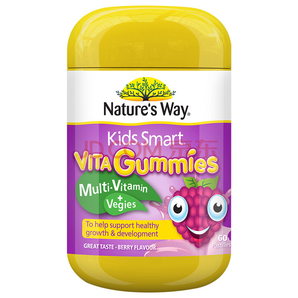 Nature's Way 佳思敏 复合维生素+蔬菜营养儿童软糖 60粒/瓶 
