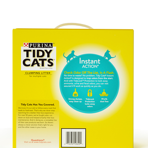 ￥160.45包邮 TidyCats泰迪 猫砂12.3kg膨润土结团即效除臭猫砂