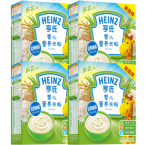 Heinz 亨氏 婴儿营养米粉米糊400g*4盒 92.2元包邮（需用券） 某猫特价