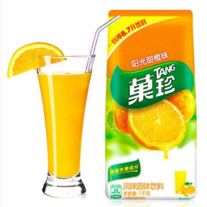 TANG 菓珍 风味固体饮料 阳光甜橙味 1kg*2袋