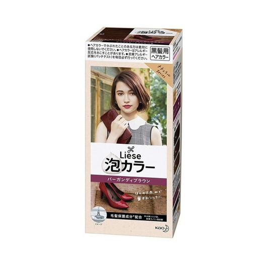 kao花王旗下liese莉婕泡沫染发剂爱尔兰棕108ml