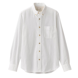 20日0点： MUJI 无印良品 M9AC526 男士新疆棉法兰绒衬衫 77元