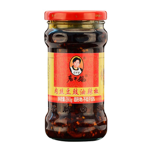 限粤闽豫：老干妈 肉丝豆豉油辣椒 280g 6.4元