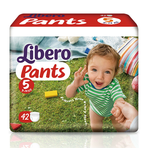 Libero 丽贝乐 婴儿活力裤 L42片 39元包邮（需用券）