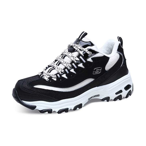 13日0点！ Skechers 斯凯奇 66666078 女士拼接厚底加绒老爹鞋