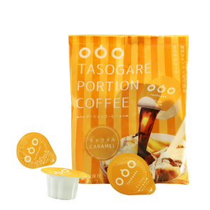 日本进口！TASOGARE 隅田川 液体浓缩胶囊咖啡焦糖味7颗装*2袋 赠奶球18颗
