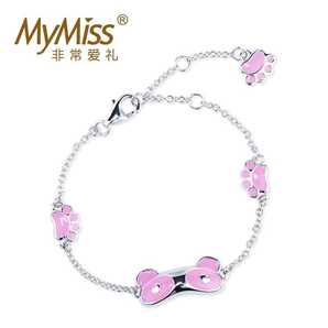 MyMiss MB-0052 熊猫宝宝925银手链 69元包邮（需用券）