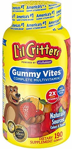 L'il Critters丽贵 小熊糖 儿童多种维生素软糖190粒prime会员凑单到手约￥133.04