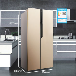 KONKA康佳BCD-400EGX5S400升对开门冰箱