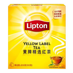 限地区！Lipton 立顿 黄牌精选红茶 100包