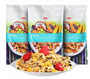 ICA 50%坚果水果 燕麦片 750g*3包