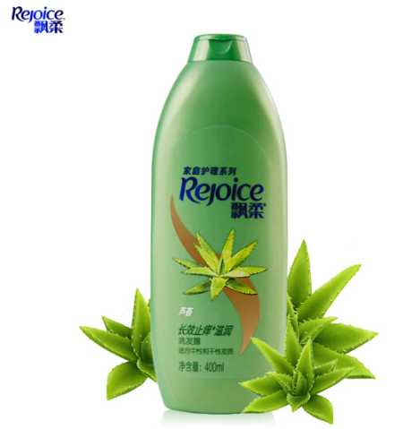 rejoice 飘柔 洗发水芦荟长效止痒滋润家庭装400ml