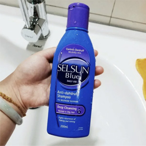 Selsun blue止屑去痒洗发水 清洁控油200ml（适用于油性或中性发质）