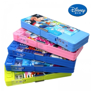 Disney 迪士尼 多功能双开文具盒 9.9元包邮（需用券）
