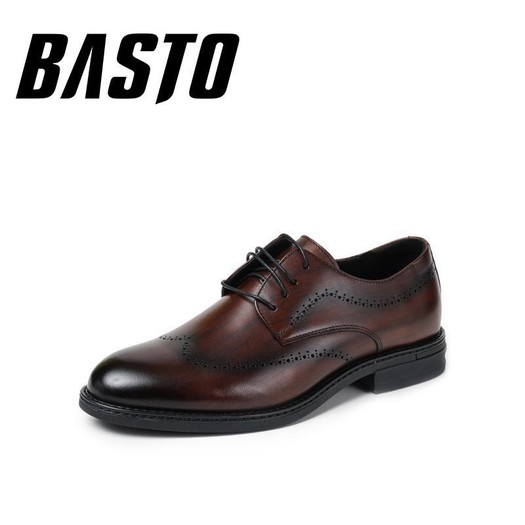 basto 百思图 95285cm9 男士商务皮鞋