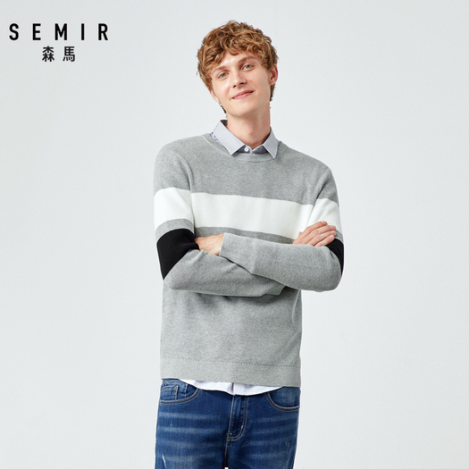 semir森马14058071326男士针织衫