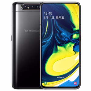 三星 SAMSUNG Galaxy A80 8GB+128GB太空黑 （SM-A8050） 180°炫转三摄 骁龙730G 全网通4G 双卡双待手机