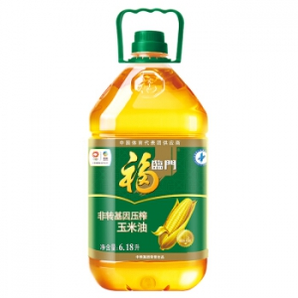 福临门 非转基因压榨玉米油 6.18L *3件 +凑单品 166.93元（双重优惠）