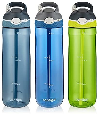 contigo 康迪克 autospout ashland 單手開啟運動吸管杯水杯 700ml*3