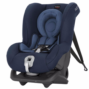 宝得适 百代适britax 宝宝汽车儿童安全座椅 头等舱白金版 正反向安装适合约0-4岁(月光蓝)