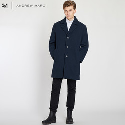 18日0点、考拉海购黑卡会员： ANDREW MARC 安德鲁·马克 男士羊毛混纺大衣 低至237元