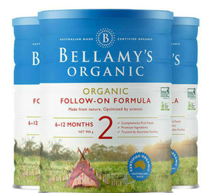 Bellamy's 贝拉米 有机婴幼儿配方奶粉 2段 900g*3罐